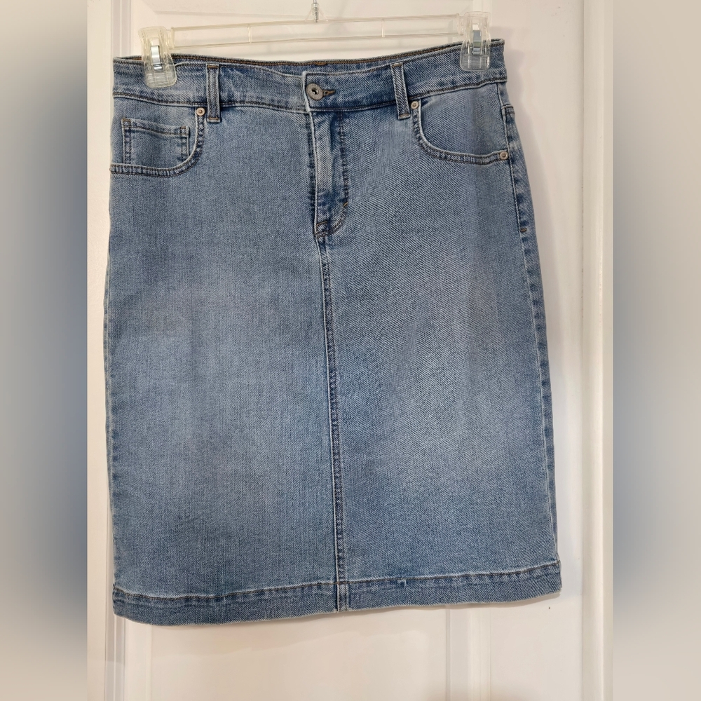 Style & Co. Blue Denim Skirt